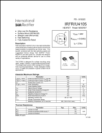 Click here to download IRFR4105 Datasheet