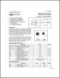 Click here to download IRFR5305 Datasheet