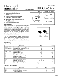 Click here to download IRFU9024N Datasheet