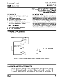 Click here to download IRU1117-18CY Datasheet