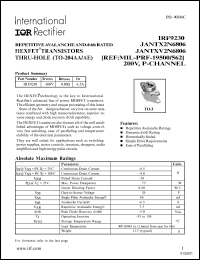 Click here to download IRF9230 Datasheet