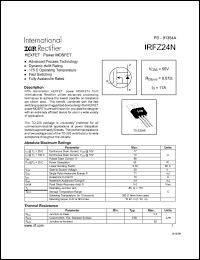 Click here to download IRFZ24 Datasheet