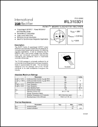 Click here to download IRL3103D1 Datasheet