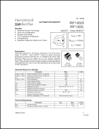 Click here to download IRF1302L Datasheet