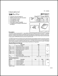 Click here to download IRF6601 Datasheet