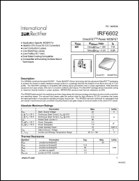 Click here to download IRF6602 Datasheet