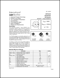 Click here to download IRF644N Datasheet