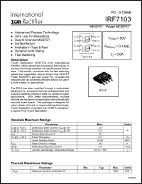 Click here to download IRF7103 Datasheet