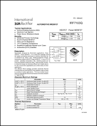 Click here to download IRF7103Q Datasheet