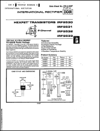 Click here to download IRF9533 Datasheet