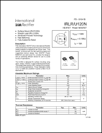 Click here to download IRLR120 Datasheet