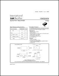 Click here to download 15MQ040NTR Datasheet