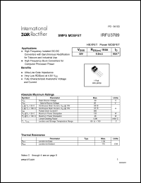 Click here to download IRFU3709 Datasheet