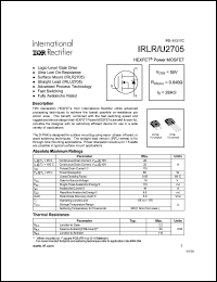 Click here to download IRLR2705 Datasheet