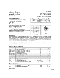 Click here to download IRF7314Q Datasheet