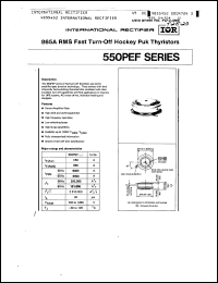 Click here to download 550PEF10 Datasheet
