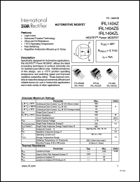 Click here to download IRL1404 Datasheet