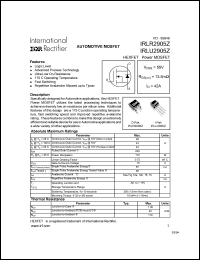 Click here to download IRLU2905Z Datasheet