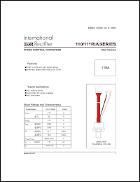 Click here to download 110RIA Datasheet