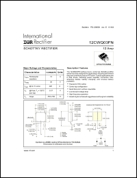 Click here to download 12CWQ03 Datasheet