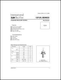 Click here to download 12FR120 Datasheet