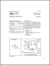 Click here to download 15CGQ100 Datasheet