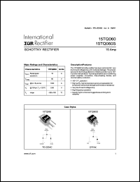 Click here to download 15TQ060 Datasheet