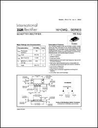 Click here to download 161CMQ050 Datasheet