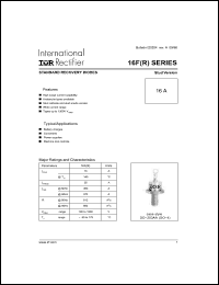 Click here to download 16FR120 Datasheet