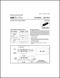 Click here to download 203DMQ080 Datasheet