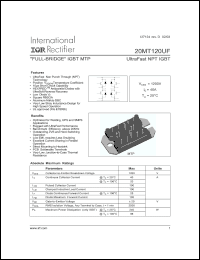 Click here to download 20MT120UF Datasheet