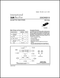 Click here to download 225CNQ015 Datasheet