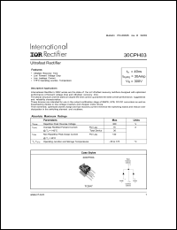Click here to download 30CPH03 Datasheet