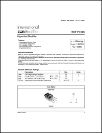 Click here to download 30EPH06 Datasheet