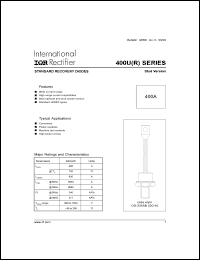 Click here to download 400U160D Datasheet