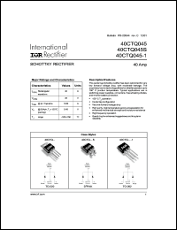 Click here to download 40TCQ045S Datasheet