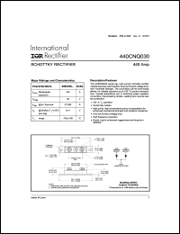 Click here to download 440CNQ030 Datasheet