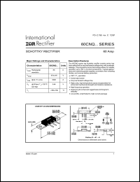 Click here to download 60CNQ045 Datasheet
