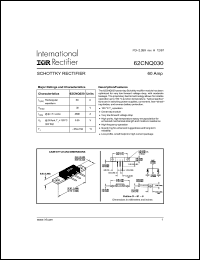 Click here to download 62CNQ030 Datasheet