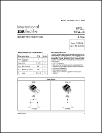 Click here to download 6TQ045S Datasheet