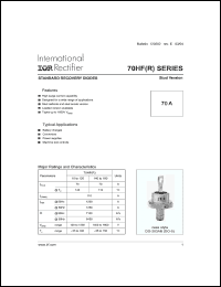 Click here to download 71HFR160 Datasheet