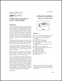 Click here to download ATR2815SF/CH Datasheet