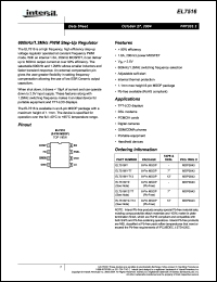 Click here to download EL7516IYZ-T13 Datasheet