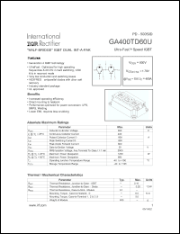 Click here to download GA400TD60 Datasheet