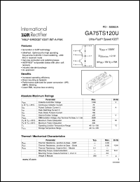 Click here to download GA75TS120U Datasheet