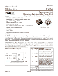 Click here to download IP2003 Datasheet
