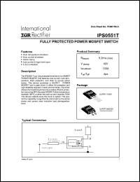 Click here to download IPS0551T Datasheet