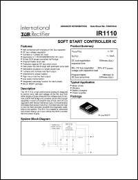 Click here to download IR1110 Datasheet