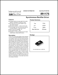 Click here to download IR1175 Datasheet