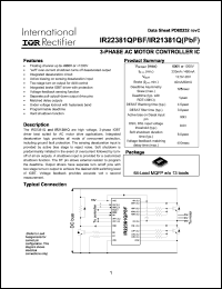 Click here to download IR22381QPBF Datasheet